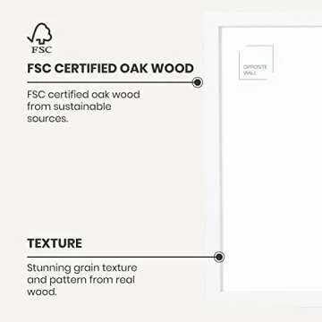 Opposite Wall 20x20 White Oak Picture Frame - Versatile Decor