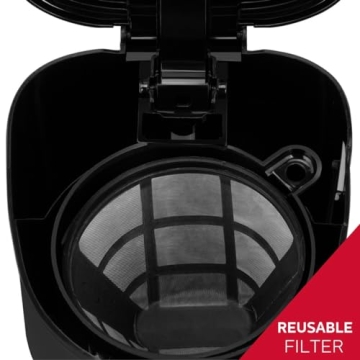 Holstein 5-Cup Programmable Coffee Maker with Auto Pause