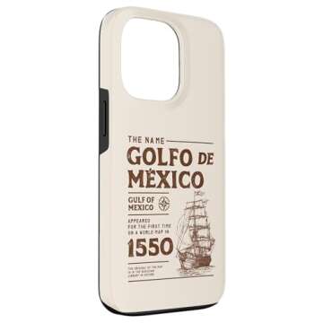 iPhone 13 Pro Gulf of Mexico Name Origin 1550 Case