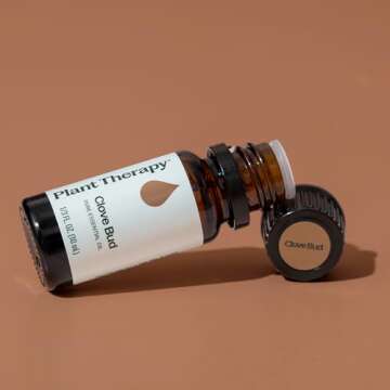 Plant Therapy Clove Bud Essential Oil 100% Pure, Undiluted, Natural Aromatherapy, Therapeutic Grade 10 mL (1/3 oz)