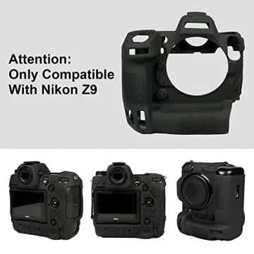 Stylish Easy Hood Camera Case for Nikon Z9 - Soft Silicone Protector