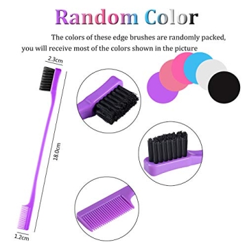 Yaomiao Edge Control Brushes Set - 12 Colorful Quality Comb