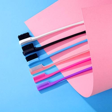 Yaomiao Edge Control Brushes Set - 12 Colorful Quality Comb