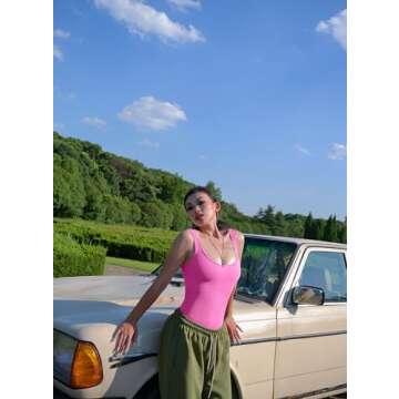 OQQ Women's 3 Piece Bodysuits for Stylish Comfort