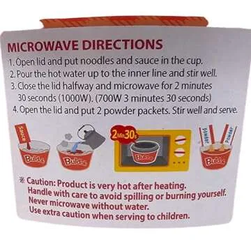 Buldak K Rose, Wide Flat Glass Noodles, Big Bowl Cup, Korean Fire Challenge Microwaveable (5.98oz) (...