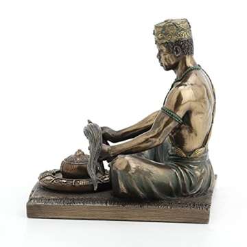 Veronese Design 5 1/8" Tall Orunla The Orisha of Wisdom Destiny and Prophecy African God Statue Cold Cast Resin Antique Bronze Finish