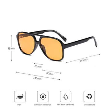 OSAGAMA Vintage Retro Sunglasses UV400 Protection Women