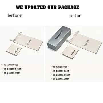 OSAGAMA Vintage Retro Sunglasses UV400 Protection Women