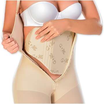M&D 9102 Lipo Foam Compression Ab Board Post Surgery Tabla Abdominal Beige