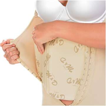 M&D 9102 Lipo Foam Compression Ab Board Post Surgery Tabla Abdominal Beige