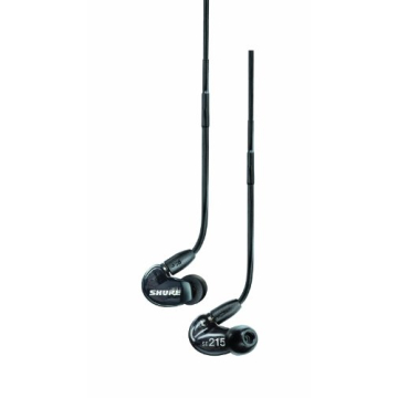 Shure SE215-K Sound Isolating In-Ear Earphones for Professionals