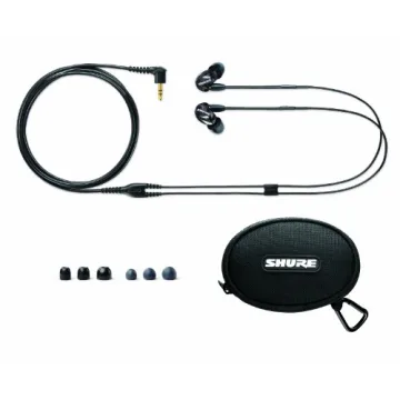Shure SE215-K Sound Isolating In-Ear Earphones for Professionals