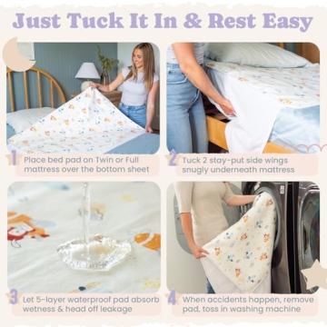 Washable Bed Wetting Pads for Potty Training Kids