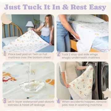 Washable Bed Wetting Pads for Potty Training Kids