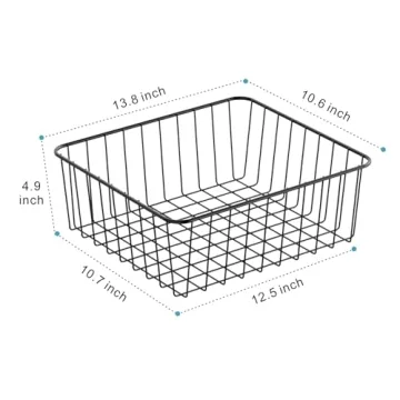 iSPECLE Upright Freezer Organizer - 4 Pack Baskets