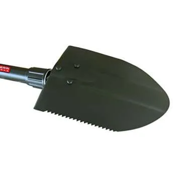 TABOR TOOLS Folding Shovel - Portable Survival Spade for Camping Gear and Emergencies - Steel Rugged...