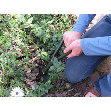 TABOR TOOLS Folding Shovel - Portable Survival Spade for Camping Gear and Emergencies - Steel Rugged Edge Blade - Includes Carrying Pouch - Lightweight E-Tool with Military-Grade Durability. J35A