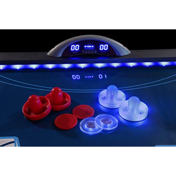 Atomic 90” Indiglo LED Air Hockey Table for Exciting Gameplay