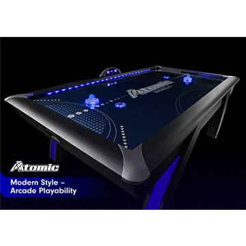 Atomic 90” Indiglo LED Air Hockey Table for Exciting Gameplay