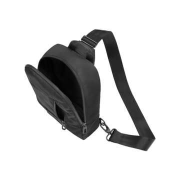 Moby Transit Cross-Body Bag - Sling Bag for Women and Men - Adjustable Straps to Custom-Fit - Black