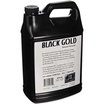 JB Industries DVO-24 Bottle of Black Gold Vacuum Pump Oil, 1 Gallon - GIDDS-2463009