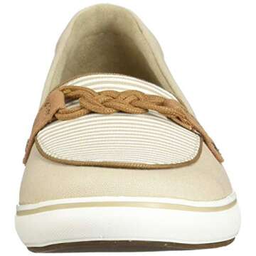 Grasshoppers Women's Windsor Knot Canvas Sneaker, Stripe, 8.5