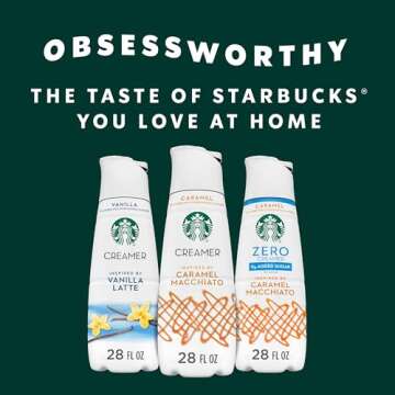 Starbucks Caramel Flavored Coffee Creamer, Inspired By Caramel Macchiato, 28 Fl Oz 28 fl oz