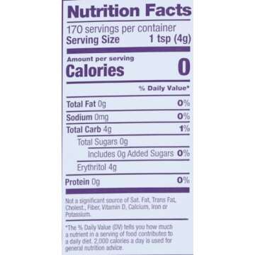 Swerve Ultimate Sugar Replacement Sweetener, Granular Sugar Substitute, Zero Calorie, Keto Friendly, Zero Sugar, Non-Glycemic, Gluten Free, 24 ounces