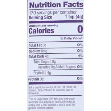 Swerve Ultimate Sugar Replacement Sweetener, Granular Sugar Substitute, Zero Calorie, Keto Friendly, Zero Sugar, Non-Glycemic, Gluten Free, 24 ounces