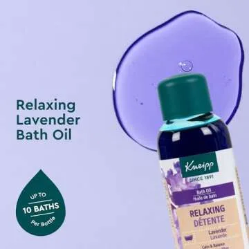 Kneipp Relaxing Lavender Bath Oil - Your Path to Tranquility - Vegan - 3.38 fl oz - Up to 10 Baths