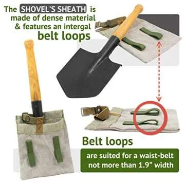 Shovel 1984 Special Forces Shovel with Pouch for Collectors