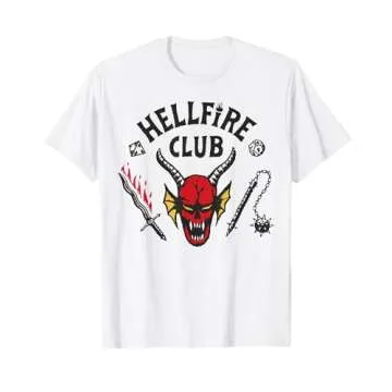 Stranger Things 4 Hellfire Club Logo T-Shirt