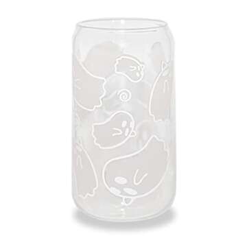 Cute Spooky Ghosts Can Glass | 16oz Color-Changing Cup