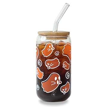 Cute Spooky Ghosts Can Glass | 16oz Color-Changing Cup