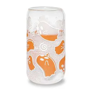 Cute Spooky Ghosts Can Glass | 16oz Color-Changing Cup