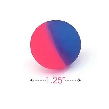ArtCreativity 1.25 Inch Icy Bouncy Balls for Kids - 12 Pack