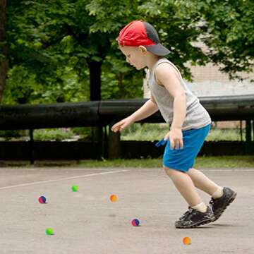 ArtCreativity 1.25 Inch Icy Bouncy Balls for Kids - 12 Pack