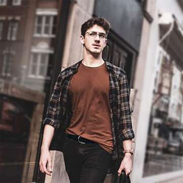 maikun Mens & Womens Canvas Belt with Black D-ring 1 1/2" Wide, Cloth Black Belt for Men, Length 110...