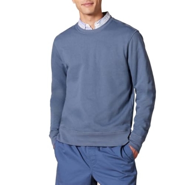 Amazon Essentials Men's Lightweight Crewneck Fleece Sweatshirt - Indigo