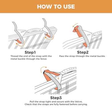 FXW Easy-Carry Straps for 8-Panel Dog Playpens