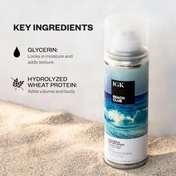 IGK BEACH CLUB Volume Texture Spray for Beach Waves