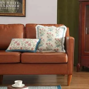 Elegant Floral Velvet Throw Pillow Cover for Home Decor