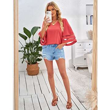 GRAPENT Women's Casual High Waisted Ripped Stretchy Denim Cut Off Hot Short Summer Jean Shorts Light Blue Color Size Small Size 4 Size 6