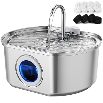 Cat Water Fountain Stainless Steel: 108oz Automatic Dispenser for Cats