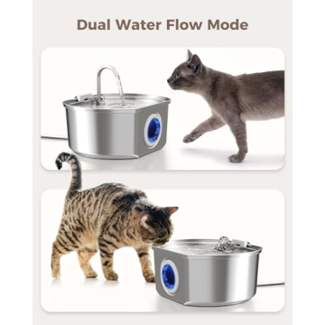 Cat Water Fountain Stainless Steel 108oz for Cats