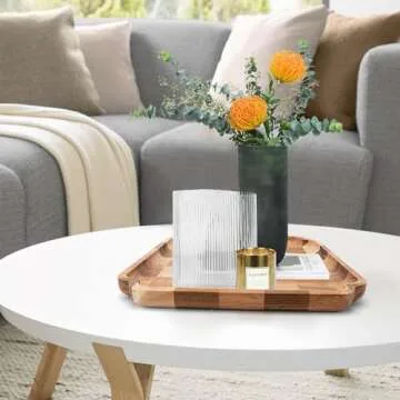 Wood Serving Trays Set - Elegant & Versatile for All Occasions