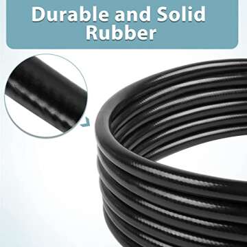 SHINESTAR 12ft RV Propane Quick Connect Hose - Low Pressure Extension Hose with 1/4" Disconnect Fittings - Ideal for Gas Grills, Griddles, Stoves, Fire Pits