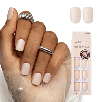 KISS imPRESS No Glue Press-On Nails in Point Pink