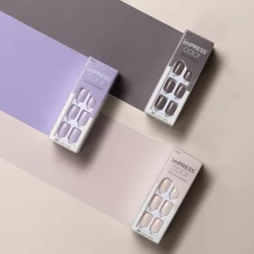 KISS imPRESS No Glue Press-On Nails in Point Pink