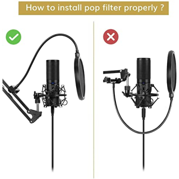 Affordable Adjustable Mic Stand for Streamers and Gamers